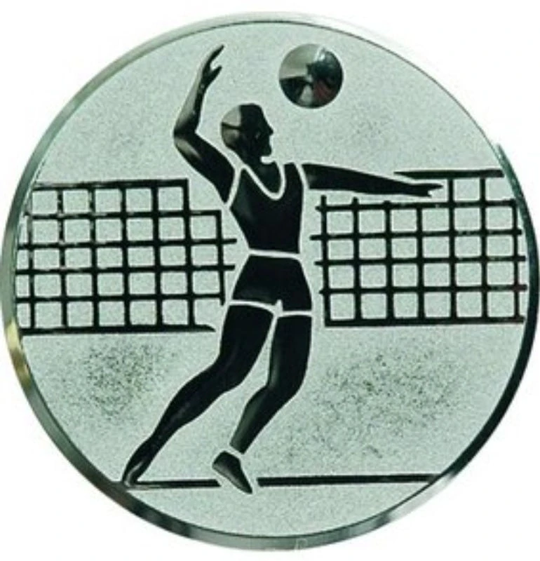 volejbal - emblém A6/G,S,B priemer 25