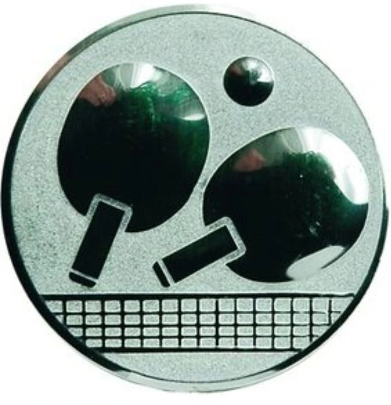 ping pong, stolný tenis - emblém A46/G,S,B priemer 25 mm