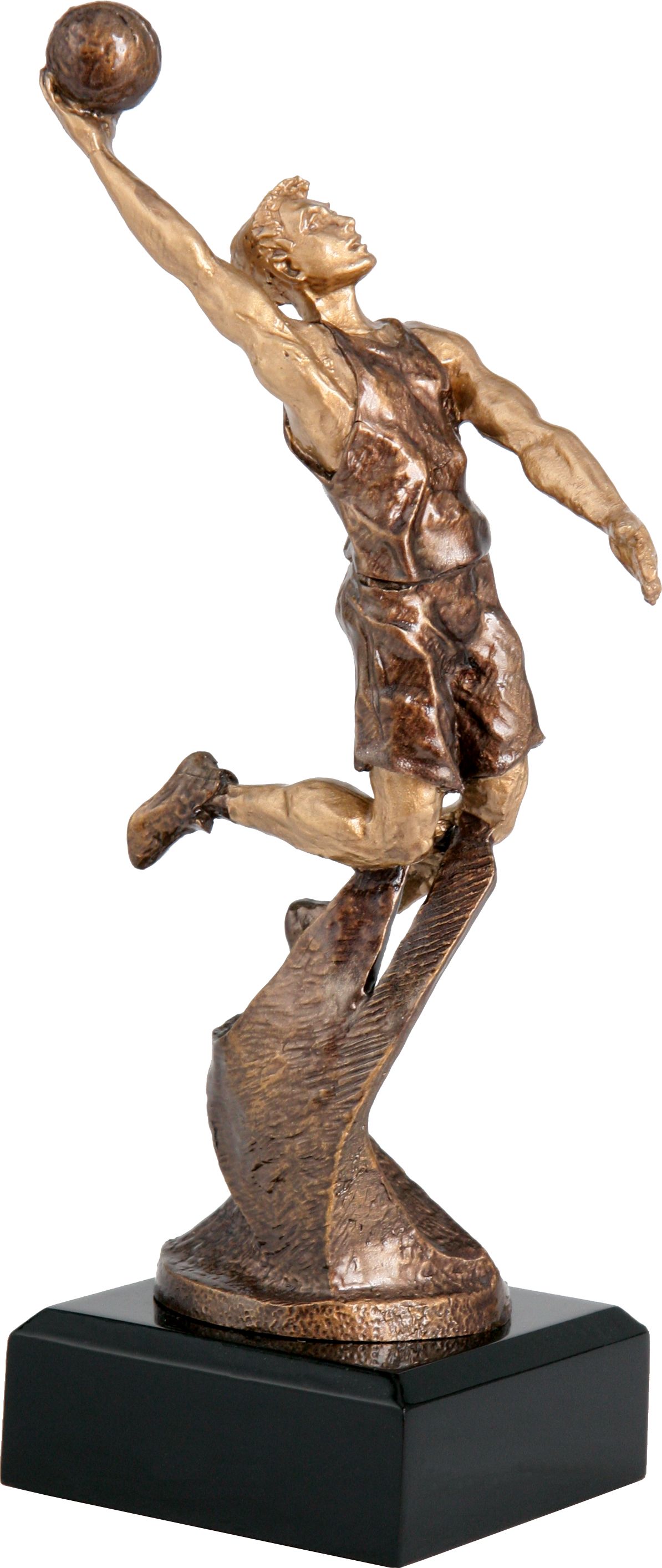 basketbal, Figúrka odlievaná,RTY1203/BR H-24,5cm