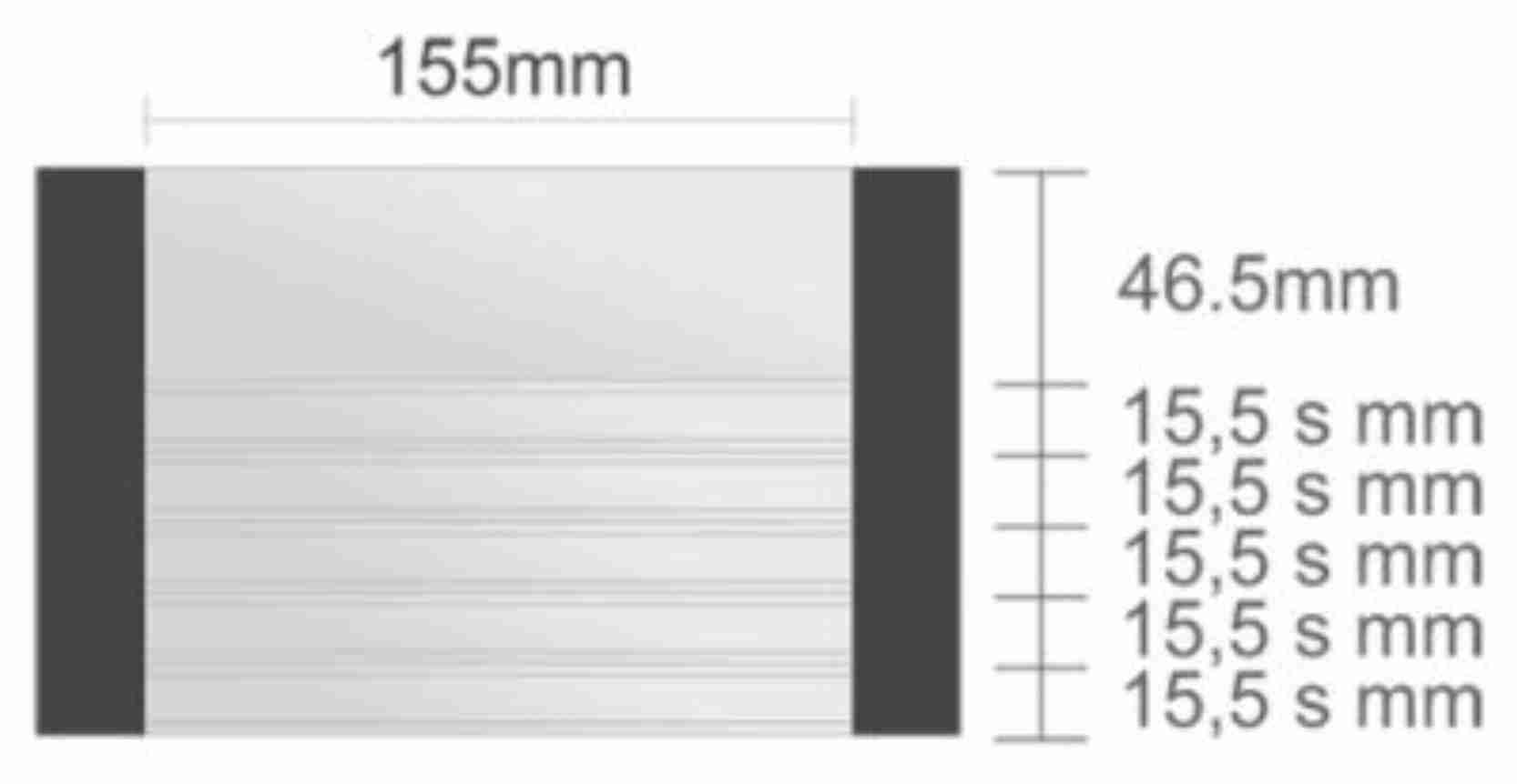 informačné systémy, AE205/BL NÁSTENNÁ TABUĽA 155X124MM ALLIANCE ELIPSE /46,5+ (5X15,5S)