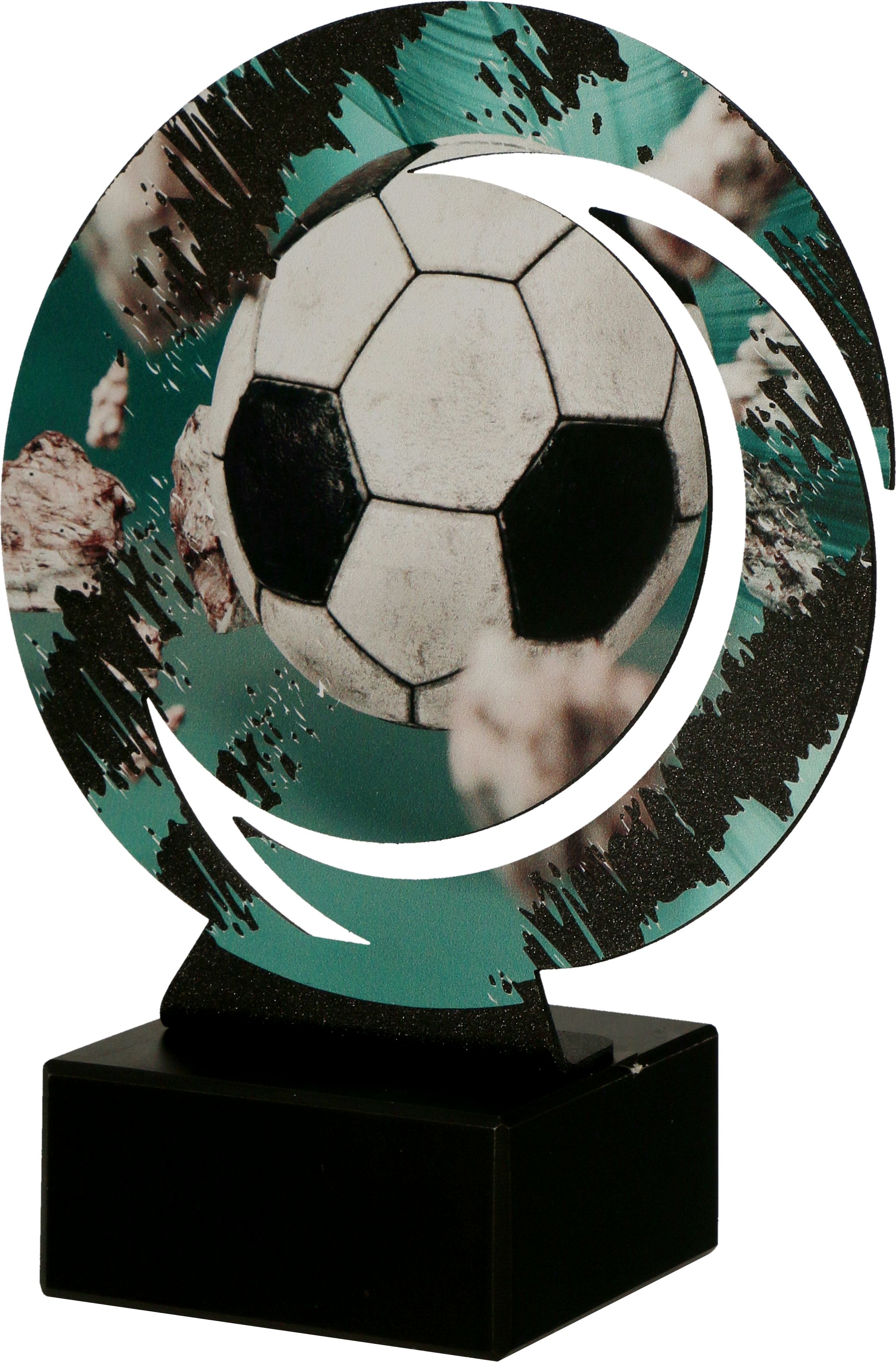 Futbal WR-SOC1 A, Figúrka kovová futbal, farebná potlač H-22 cm