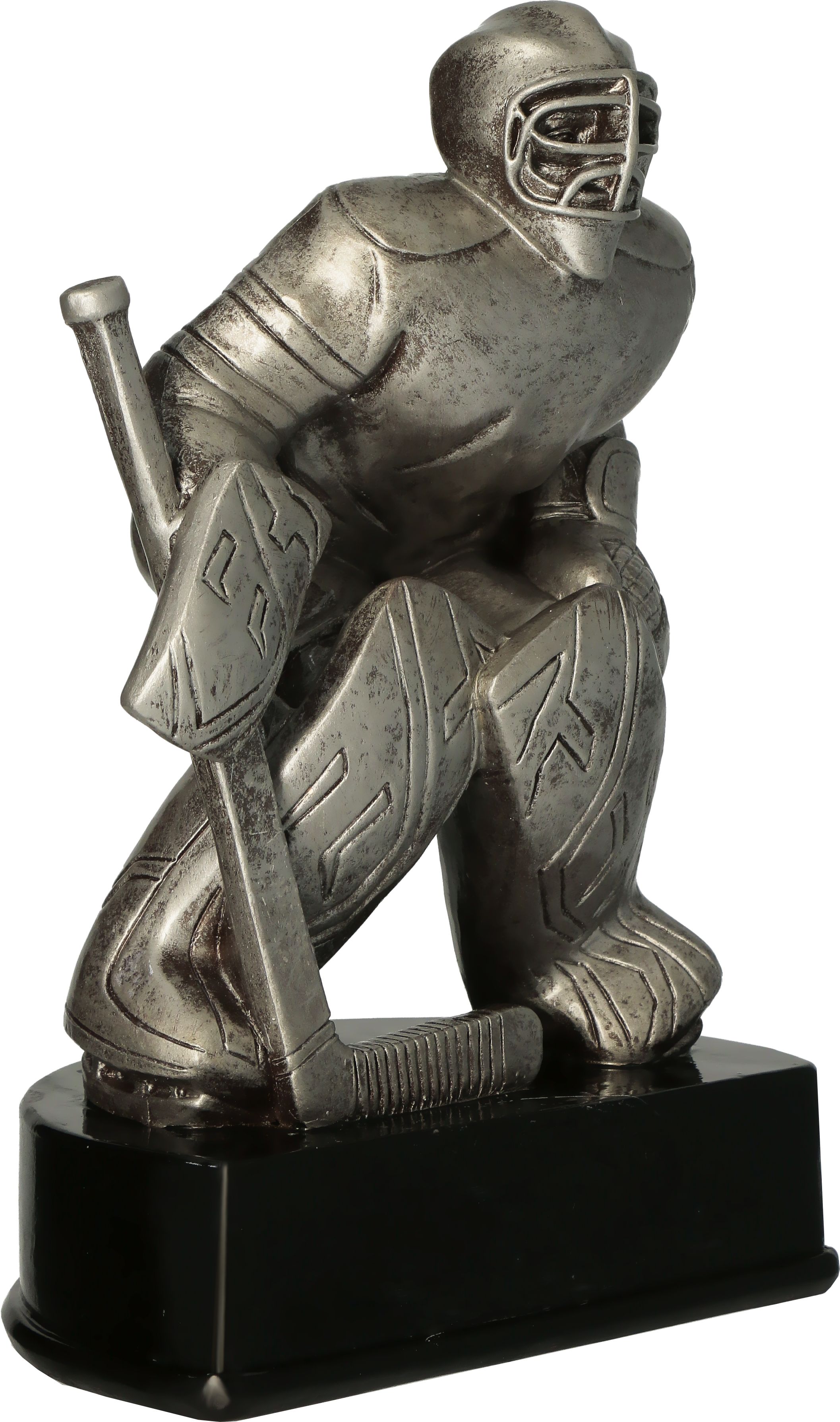 hokej - Figúrka odlievaná hokej brankár, RFST3031/S , strieborná H-22 cm