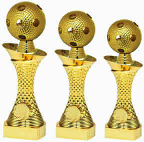 Florbal gold_sada, figúrka výšky 28-26-24 cm