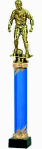 futbal 1-stlpová trofej , výška 17 cm