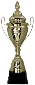 Športový pohár 1073, so zlatým krytom výšky 66,5-60,50-51 cm 
