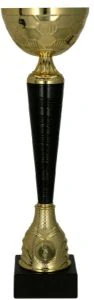 Športový pohár zlato-čierny  9289
