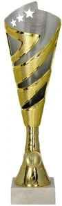 Športový pohár 8382 zlato-strieborný, emblém 25 mm