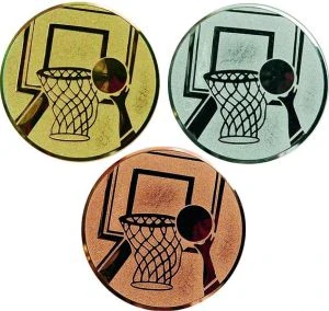 basketbal - emblém A8/G,S,B  pr. 25, 