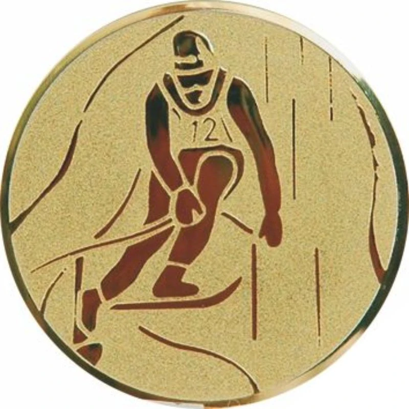 lyžiar - emblém A93 G,B,S pr. 50, lyžiar