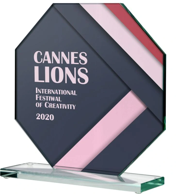 Trofej sklenená 80012