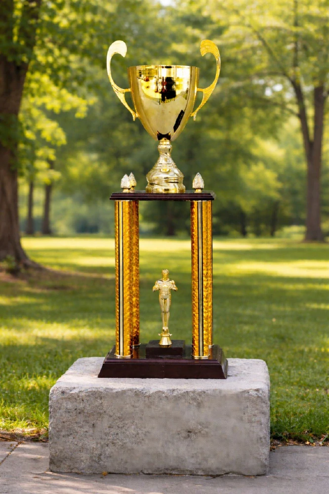 4 - Stĺpový športový pohár,  Gold  Oscar, výška  cca 91,50 cm