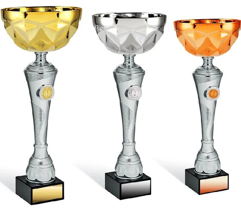 športové poháre - sada 5520 výšky 38 - 33 - 28 cm