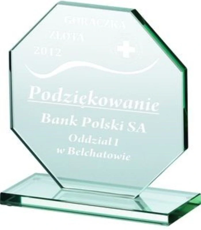 Trofej sklenená 80012