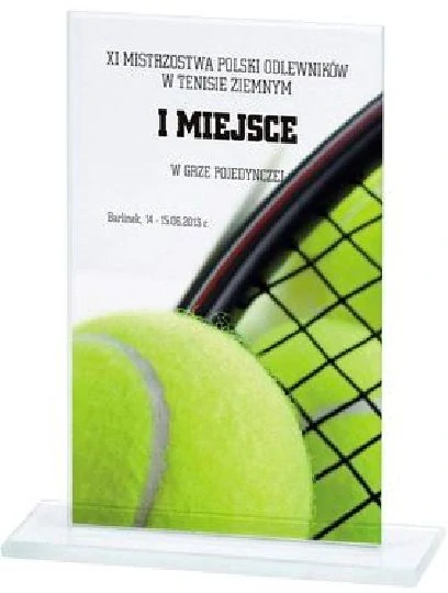 Sklenená trofej M65A , výšky 13-15-17-19 cm