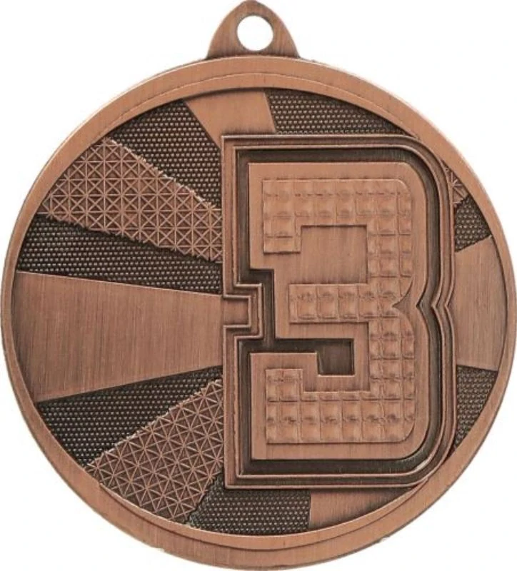 Medaila MMC29050/G,S,B  s umiestnením "1" (pr.50 mm, hr.3 mm) zlato