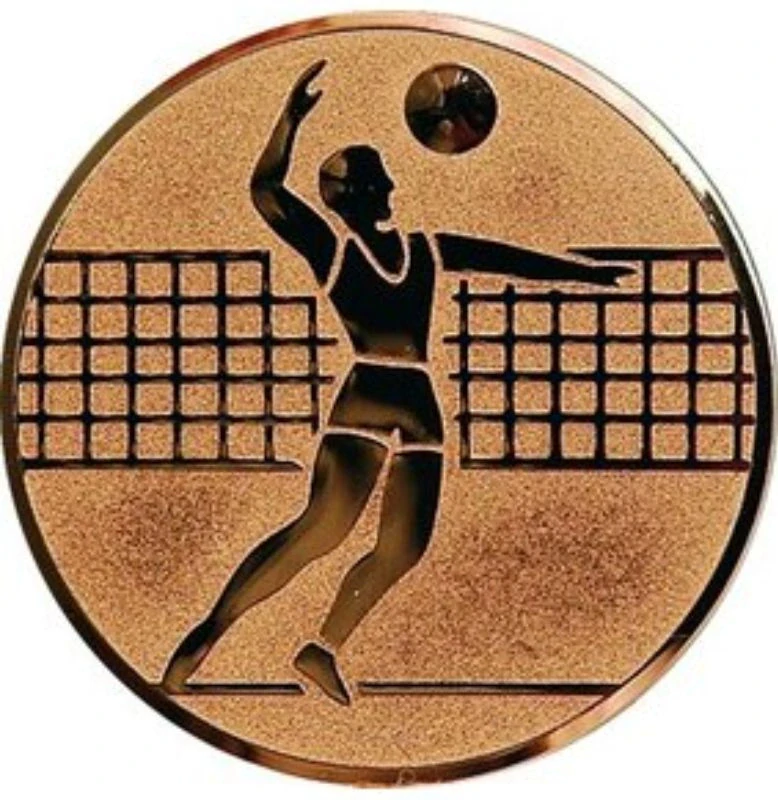 volejbal - emblém A6/G,S,B  priemer 50