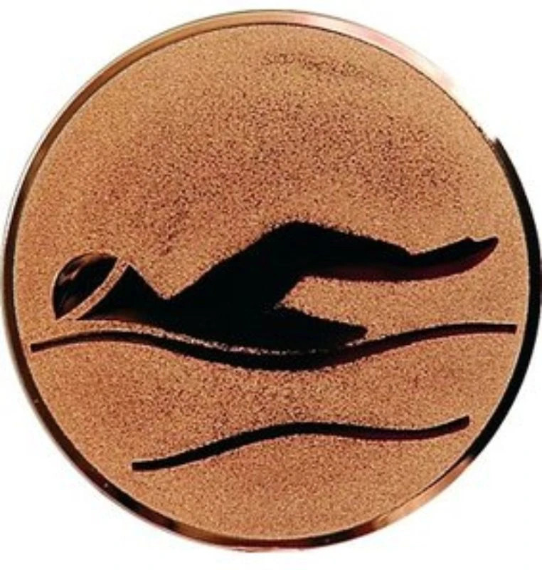 plávanie - emblém A9/G,S,B priemer 50 mm