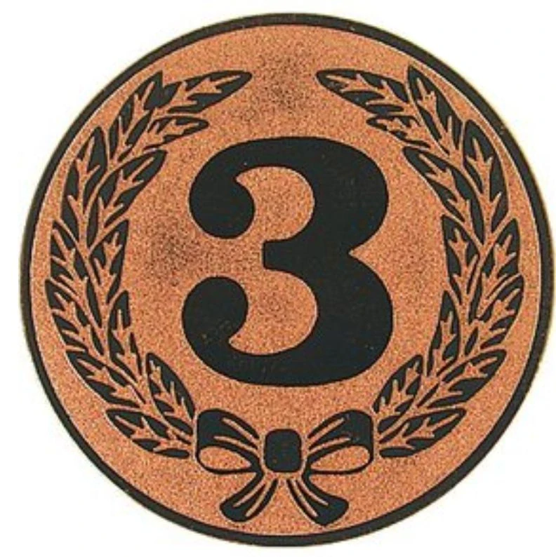 emblém A3678, "1" "2" "3" priemer 50 mm