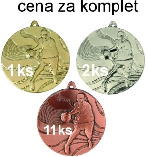 Basketbal MMC2150 G,S,B balík